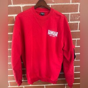 RAWGEAR Los Angeles Defy Red Crewneck Sweatshirt Small